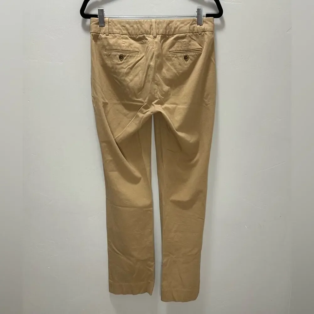 J. Crew Favorite Fit Khaki Women’s Pants size 2